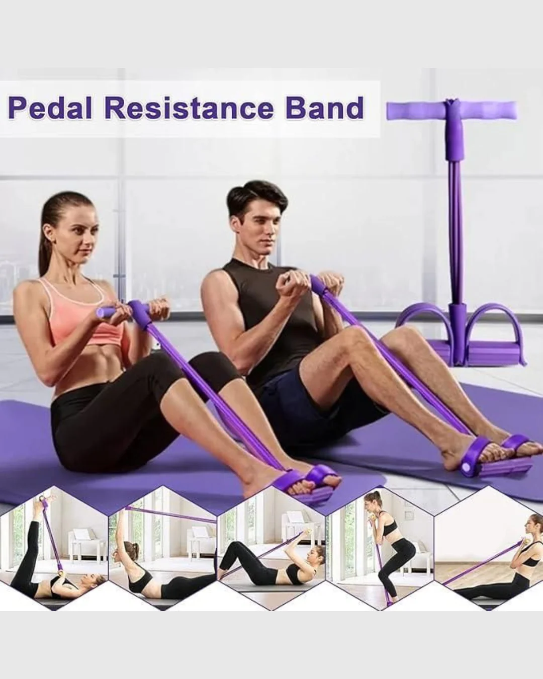 Yoga Pedal Puller Resistance Band Fitness Equipment
