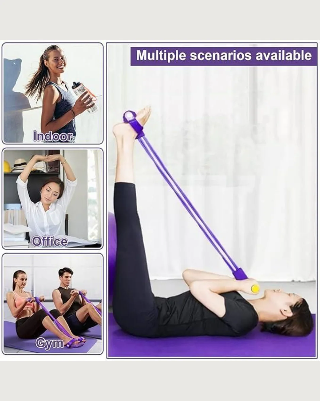 Yoga Pedal Puller Resistance Band Fitness Equipment